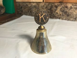 Vintage Kiwanis International Brass Bell