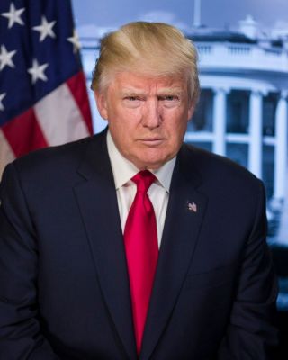President Donald Trump Official Portrait 8 X 10 Photograph Photo Picture