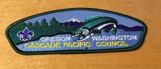 Boy Scouts Cascade Pacific Council Csp Patch " Scout Stuff " Wa & Or