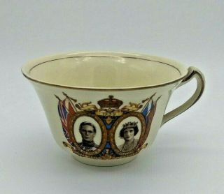 Vintage 1939 Commemorative Tea Cup King George Vl & Queen Elizabeth