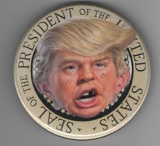 Donald Trump Pin 2016 Political Pin Anti Trump Pin Seal Of The President Pin