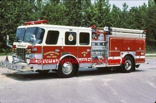 Fire Apparatus Slide,  Engine 5,  Chancellor / Va,  1993 E - One