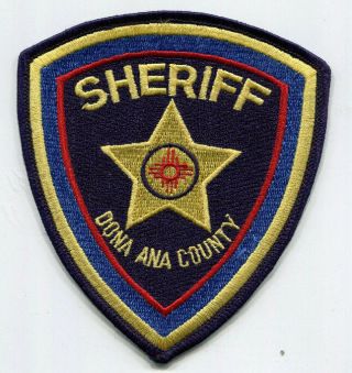 Dona Ana County Mexico Sheriff Patch (old Style) // Us Postage