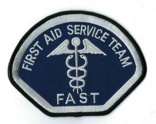 Fast First Aid Service Team - Red Cross Eugene Or Oregon Patch -