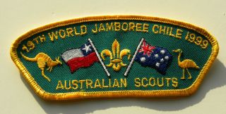 1999 19th World Scout Jamboree Australian Scouts Shoulder Patch