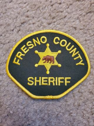 California Fresno County Sheriff Patch