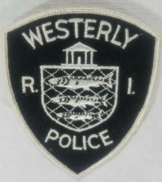 Westerly Rhode Island Police Department Patch