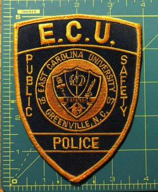 Old Style East Carolina University Police Patch