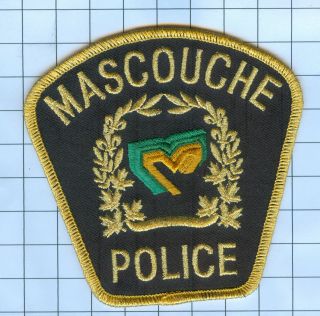 International Police Patch - Mascouche Canada Quebec
