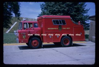 Indianapolis In Sq17 1972 Ford C Gerstenslager Rescue Fire Apparatus Slide