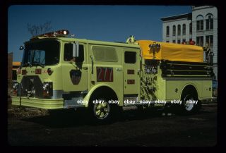 York City Engine 277 1981 Mack Cf Pumper Fire Apparatus Slide
