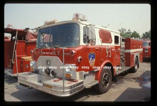 York City Engine 93 1987 Mack Cf Ward 79 Pumper Fire Apparatus Slide