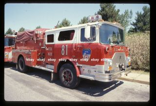 York City Engine 81 1986 Mack Cf Ward 79 Pumper Fire Apparatus Slide
