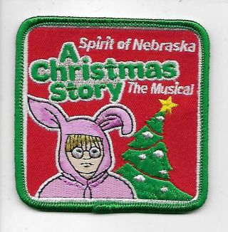 Girl Scouts A Christmas Story - The Musical Spirit Of Nebraska Patch Rare 3x3