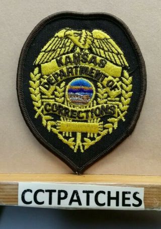 Kansas Department Of Corrections (police) Shoulder Patch Ks