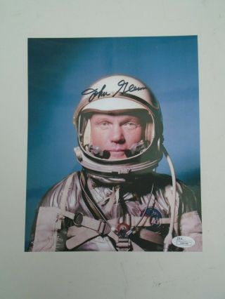 John Glenn Nasa Mercury Astronaut,  Autographed 8x10 Photo,  Reprint,