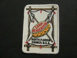 Camp Echockotee North Florida Council Patch Cp2