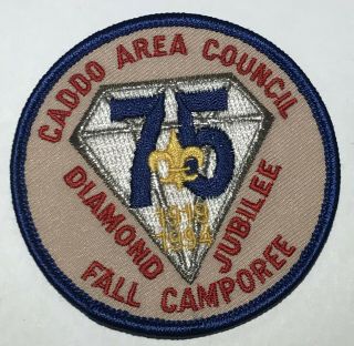 Caddo Area Council Diamond Jubilee Camporee Patch Mc7