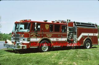 Fire Apparatus Slide,  Engine 11,  King George / Va,  1995 Pierce