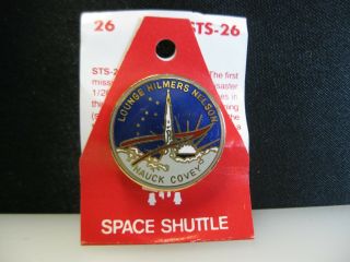 Nasa Space Shuttle Mission Sts - 26 Discovery Lapel Hat Fastback Pin