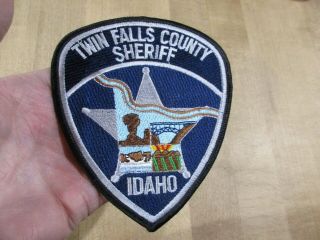 Twin Falls Idaho Police Jacket Patch Old Obsolete