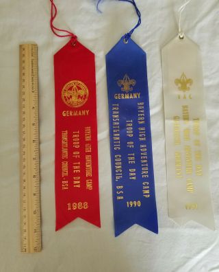 Transatlantic Council,  Bayern High Adventure Camp " Troop Of The Day " Ribbons