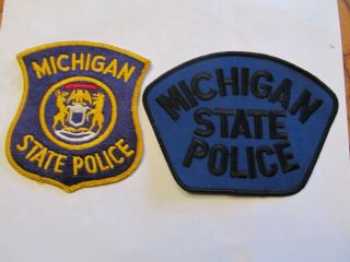 Michigan State Police Patch Set