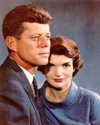 Portrait Of President John Kennedy And First Lady Jacqueline 8 " X 10 " Photo 6