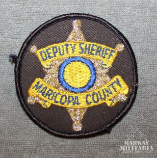 Early Maricopa County Arizona Deputy Sheriff Police Patch (18719)