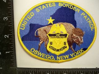 Federal Border Protection Usbp Station Oswego,  Ny Patch Sector Buffalo,  Ny Gman