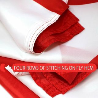 3’x5’ Polyester Canada Flag Canadian Country Maple Leaf Outdoor Grommets