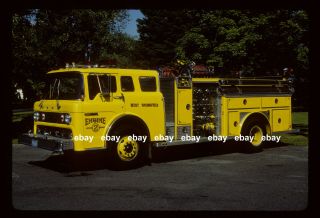 West Springfield Ma E2 1979 Ford C Emergency One Pumper Fire Apparatus Slide