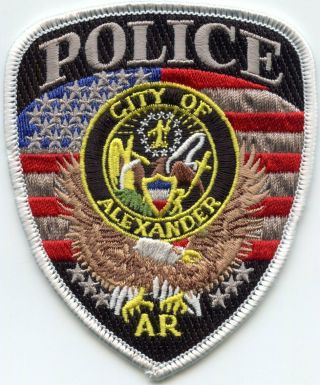 Alexander Arkansas Ar Police Patch