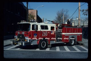 York City Engine 260 1988 Mack Cf Ward 79 Pumper Fire Apparatus Slide