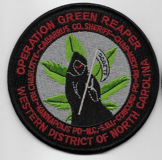 Carrabus Conty Sheriff Dea Operation Green Reaper State Nc Ocdetf North Carolina