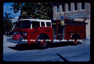 Key West Fl E4 1984 Ford C Emergency One Pumper Fire Apparatus Slide