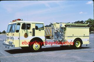 Fire Apparatus Slide,  Engine 1 - 1,  Bolling Afb / Dc,  1984 Duplex / Walter