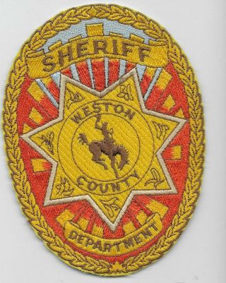 Weston County Sheriff State Wyoming Wy Colorful