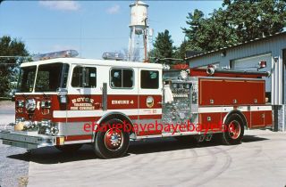 Fire Apparatus Slide,  Engine 4,  Boyce / Va,  1991 Seagrave