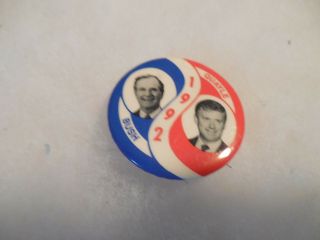 Presidential Pin Back George Bush Quayle Campaign President Button Candidate