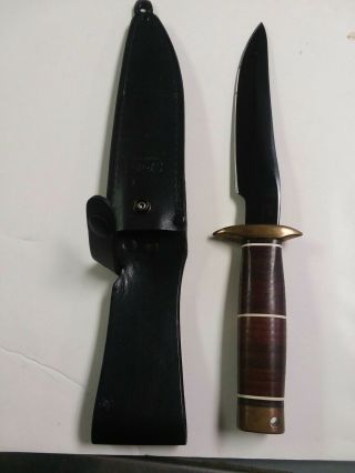 Sog Recon Bowie Knife Seki Japan With Sheath Hard To Find Rare