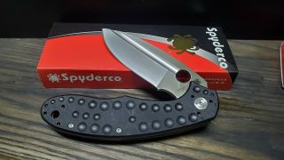 Spyderco Knives Ed Schempp Tuff C151gtip Flawless