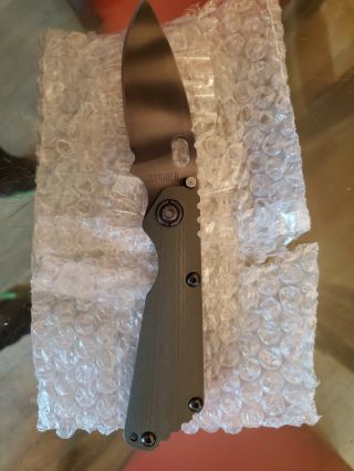 Custom Strider Cc Sng Folding Knife With Good Lockup And Stop Pins