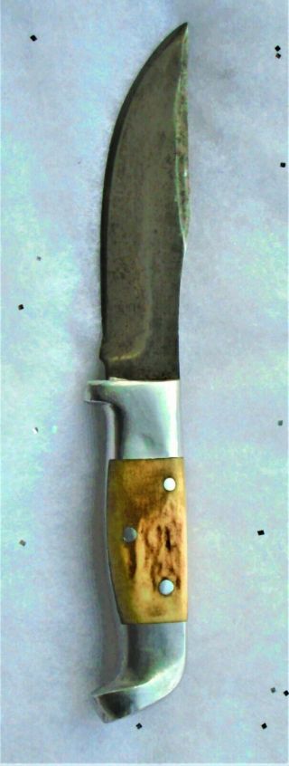 Rudy Ruana Antique Hunting Knife 1938 - 1944 Stamped in 1943 or 1944 By Rudy 3