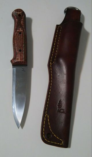 Aa Forge Custom Knife Usa Made (similar To Fiddleback)
