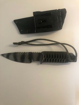 Mick Strider Fixed Knife Rare Ht - S Spearpoint Custom Kydex Sheath