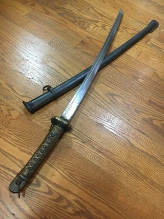 Antique Japanese Naval Officer’s Sword,  Katana