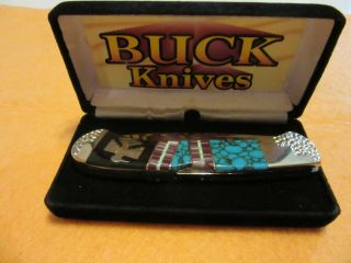 Buck 532 Thunderbird Knife By Brian Yellowhorse Usa Knife Rare