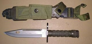 Buck 188 M9 Phrobis Iii Bayonet Knife With Sheath