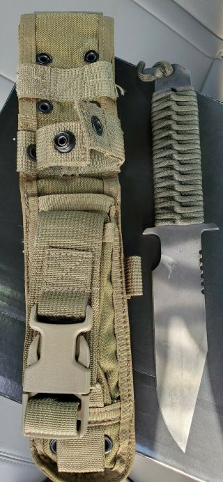 Strider knife fixed blade MT Mod 10 Sniper Cord Wrapped 2